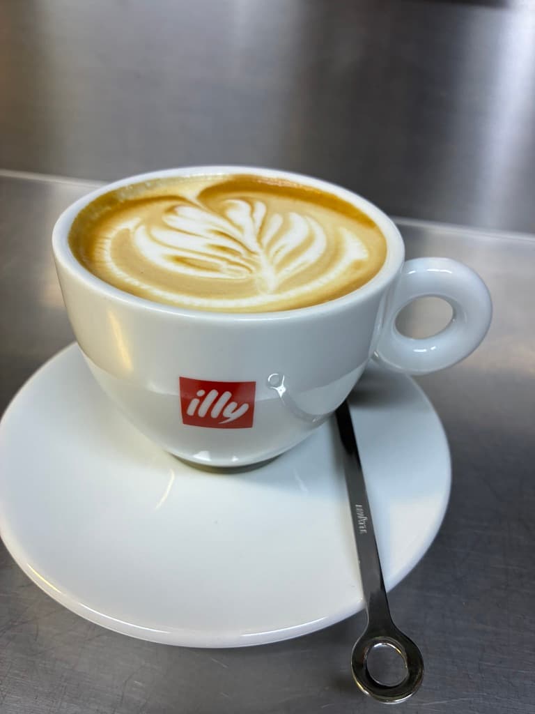 Cappuccino con latte art